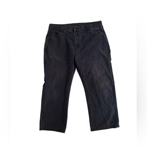 Dickies Classic Straight-Leg Faded Navy Carpenter Pants